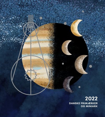 Danmark - Årsmappe 2022 - Stemplet årsmappe