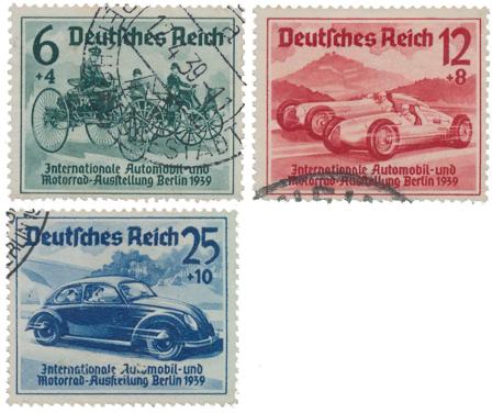 Tyske Rige 1939 - MICHEL 686-688 - Stemplet