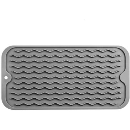 PZCC Varmebestandig Miljøvenlig Silikone Opvaskemåtte til Køkkenbordplade