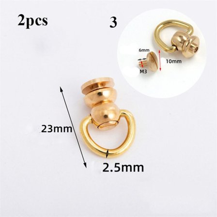 2 set dragringknopp spikspänne 3 3