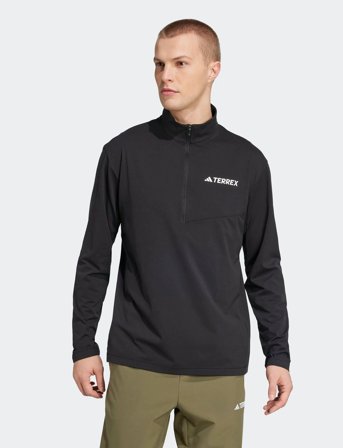 adidas Terrex Mt Halfz Ls Tee - Black - XXL