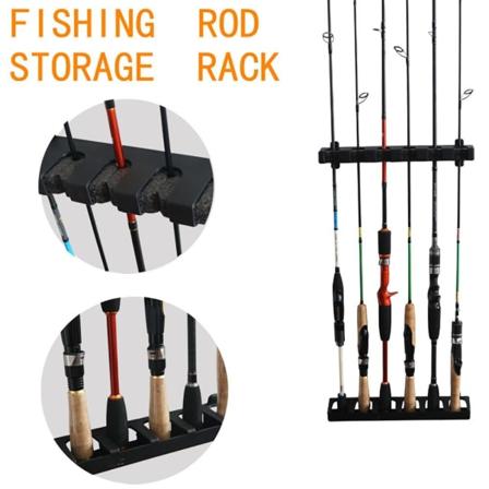 Fiskestangsholder Stangholder 6-stangsstativ
