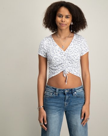 RYVLS Blaise Top Hvit Topper/Bluser Jente - Kids Brand Store