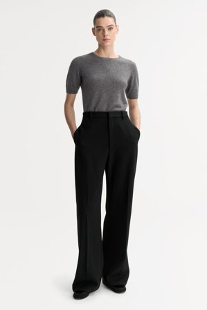 Soft Goat - Short sleeve crewneck - L - Grey