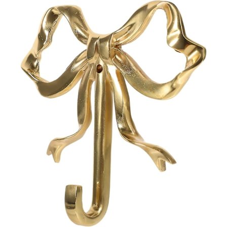 Rosett Krog Soveværelse Dekoration til Soveværelse Tøj Hanger Hat Hanger Sticky Wall Kroge Håndklæde Krog Messing Tøj Krog Pil Tøj Krog Bright Gold