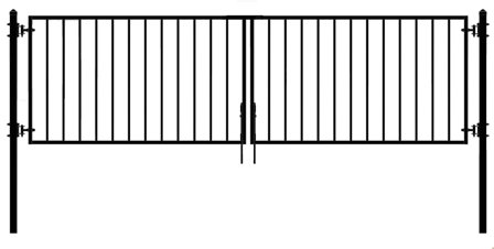 Jabo 34006 Dubbelgrind 3285 x 1500 x 25 mm, Utemiljö
