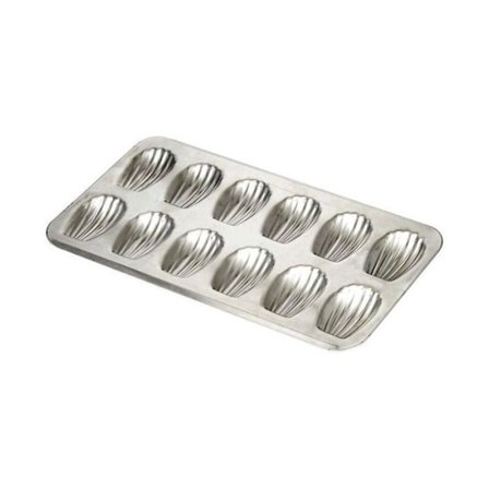 2 blikforme x 12 madeleiner