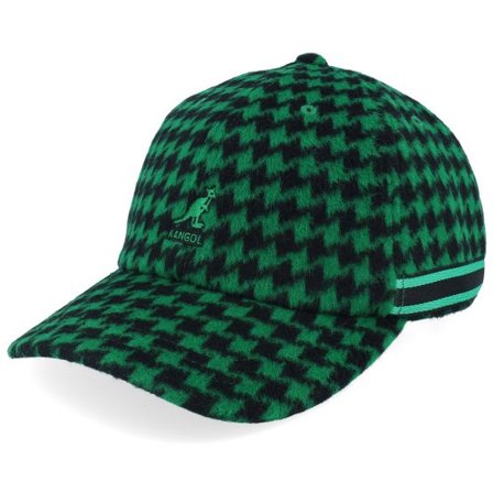Kangol - Grön adjustable Keps - Kg Block Zig Baseball Green Adjustable @ Hatstore