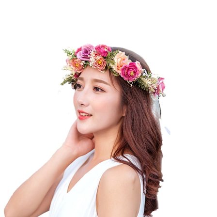 Hawaiian Garland Vacation Bridesmaid Simulation Justerbar Torr F