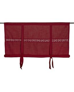 Roll-up gardin Sanna Rød