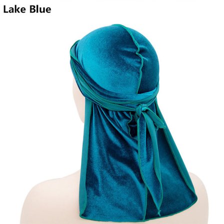 1st Durags Caps Bandana Hat LAKE BLUE