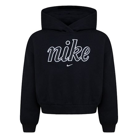 Nike Barn/Kids Club Fleece Boxy Hoodie 6 År Svart