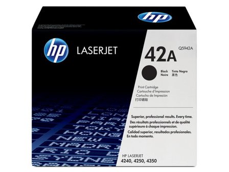 HP Toner Q5942A 42A 10K Svart - Lyreco - Toner och bläck - Tonerkassetter - Toner HP