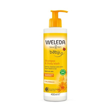 Weleda Sjampo og Kroppsvask 400 ml