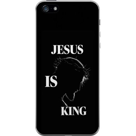 Kompatibel Mobilcover til Apple iPhone 5 Farverige kawaii-figurer stakket lodret på en lilla baggrund med bløde former og en legende sød følelse