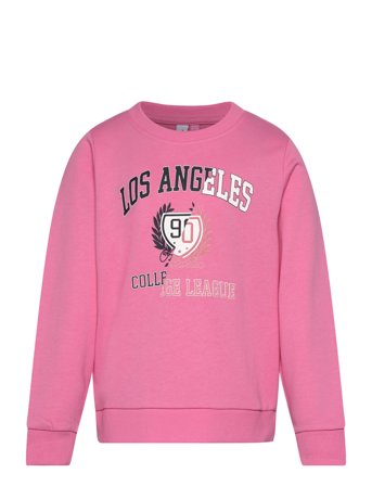 Vmcollegebrenda Ls Sweat Jrs Girl Sweat-shirt Genser Rosa Vero Moda Girl*Betinget Tilbud