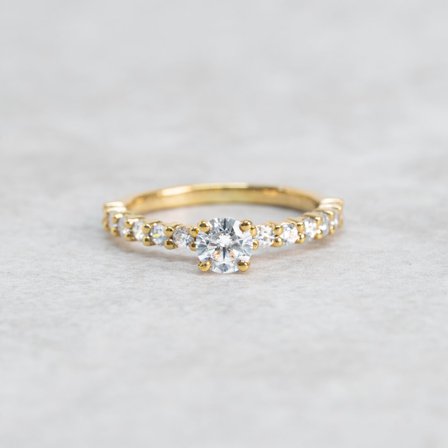 Förlovningsring Rudbeckia, 18K Rödguld - Förlovning- och vigselringar