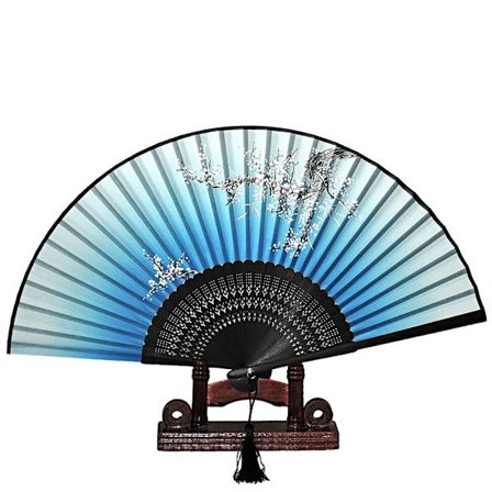 Vifte - Plommetre i blomst [M01] - Blå