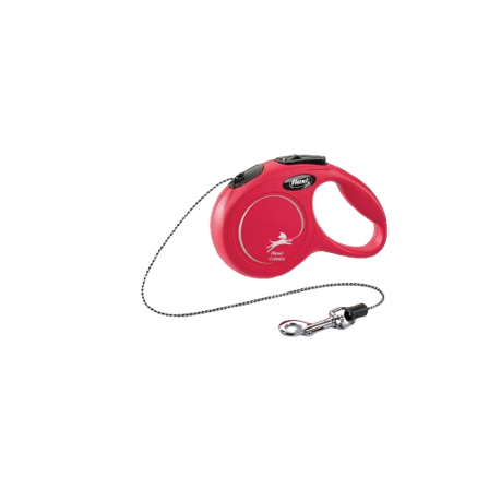 Flexi - New Classic Lina Red X-Small, 3 m, maks 8 kg - Hund - Halsbånd - ZOO.no