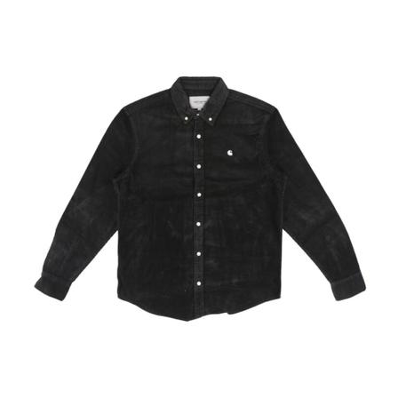 Carhartt Wip, Casual Shirts Zwart, Heren, Maat:M