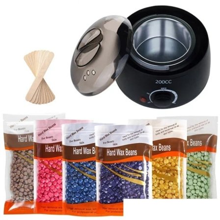 Hårfjerning voks maskin voksing varmer og 200g bønner sett epilator vokssmeltegryte