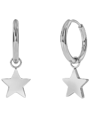 Edblad Sirius Hoops Steel Smycken & klockor Dam Grå ONESIZE