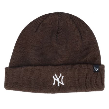 47 Brand - MLB Brun cuff Beanie - New York Yankees MLB Randle 47 Knit Ny Brown Cuff @ Hatstore