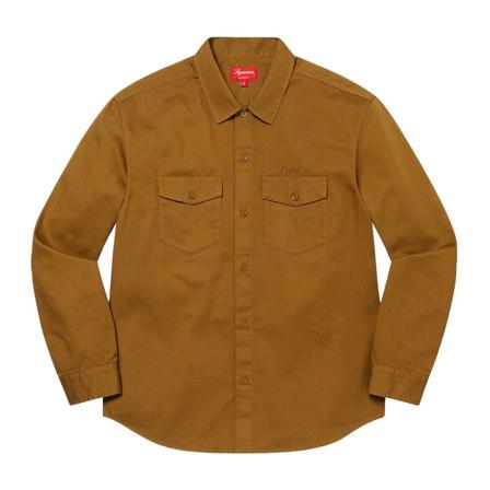 Supreme Shirts brun, Herr, Herr, Storlek: S