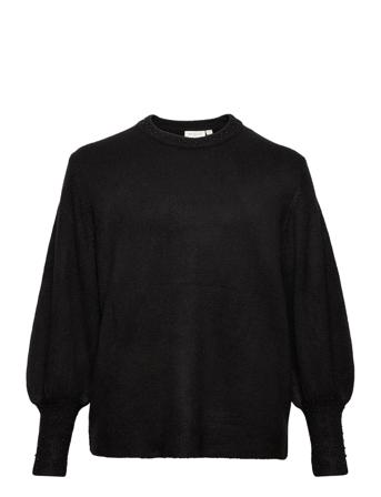 Caralexi L/S Bead Pullover Knt Pullover Svart ONLY Carmakoma