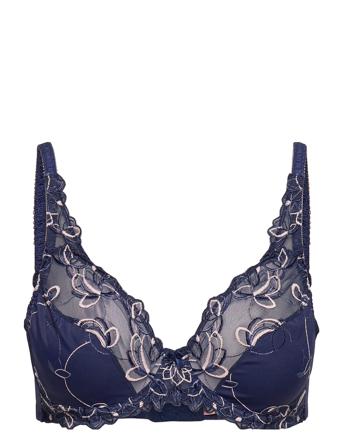 Diva Uf Lingerie Bras & Tops Plunge Bras Blå Hunkemöller
