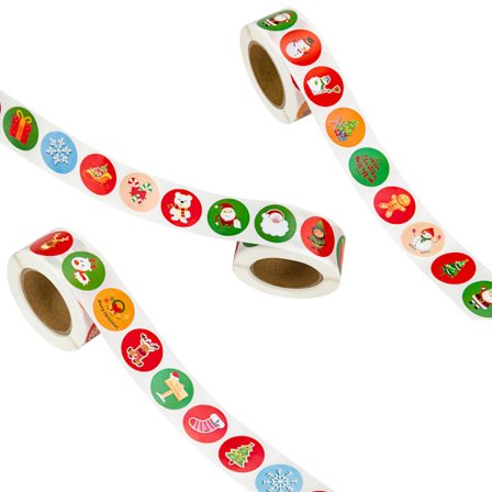 God Jul Jul Klistermärken Jul Etiketter Kuvertförslutningar 1 Tum/1,5 Tum