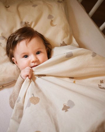 Blødt sengetøj i økologisk bomuld til baby & junior | Moonboon