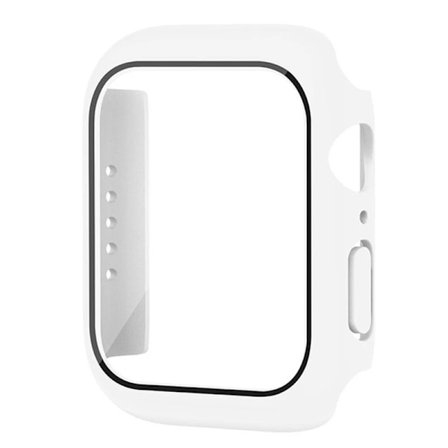 Glas+Skal för Apple Watch case 9 8 7 6 SE 3 iWatch Tillbehör Skärmskydd Apple watch series 44mm 40mm 38/42mm 45mm 41mm