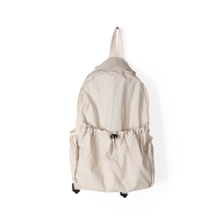 Nyloninen reppu naisille ja miehille, vedenpitävä kiristysnyörillinen reppu useilla taskuilla, kevyt kuntosalireppu ulkoiluurheiluun