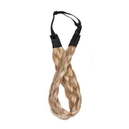 Tykt Flettet Elastisk Hårbøjle Hårbånd Tilbehør Til Kvinder [db]