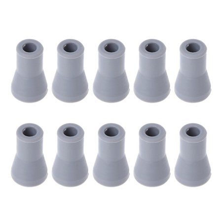 10 st Dental Saliv Ejektor Svag Sug Gummi Snäppspets Adapter Ersättning