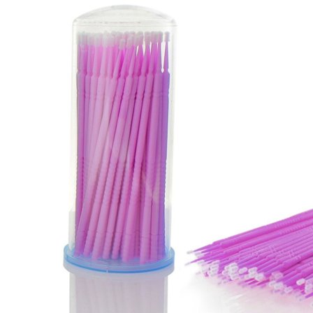 Microtops 100 st - Fransförlängning - Rosa