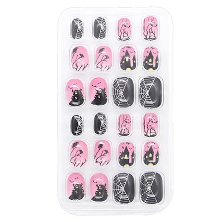 Falska naglar Långa falska naglar på naglar Resin Stick On Nails 12