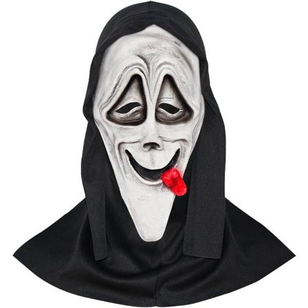 IC keland Läskig Ghostface Mask Scream Mask Läskig Halloween Cosplay Prop