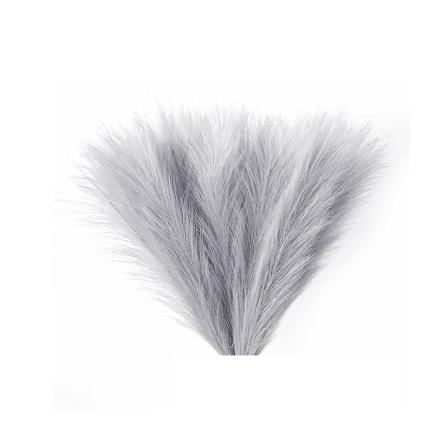 Falsk Pampasgræs, 18 tommer/45 cm Kunstigt Pampasgræs Fluffy 5 Stilke Pompøs Græs Blomsterarrangement