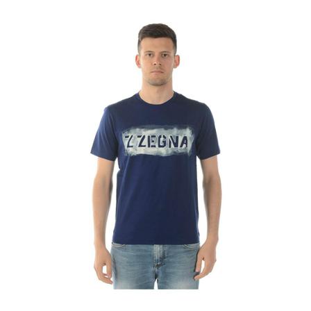 Z Zegna T-shirt Blå, Herre T-shirts