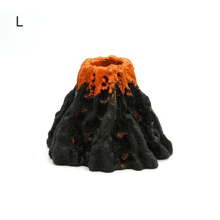 Syrgaspumpar vulkanform prydnad för akvarium luftbubbla sten akvarium dekoration dekor