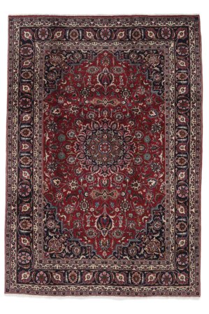 Medallion Mashad Rug 197X282 Wool