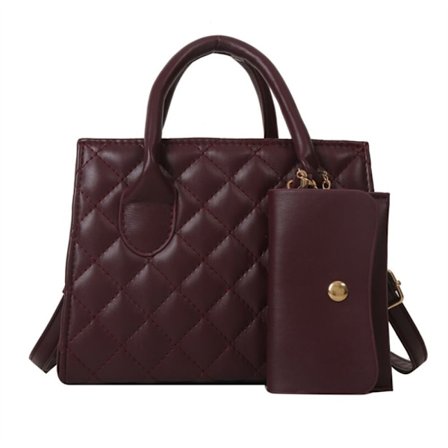 Enkel axel underarmsväska Liten fyrkantig väska RÖD