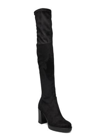 Woms Boots Korkeavartiset Saapikkaat Musta Tamaris