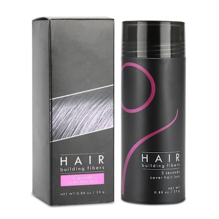 Hårbyggande Fiber 5 Färger Hårförtjockare Lösning mot Håravfall Concealer Fylligare Tunnare