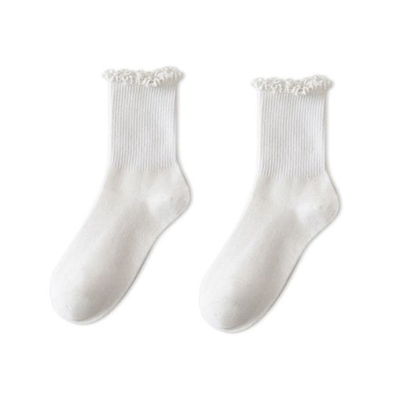 Blonder e Casual Flerfarget Strikk Ensfarget Sokker Dame Vår Su