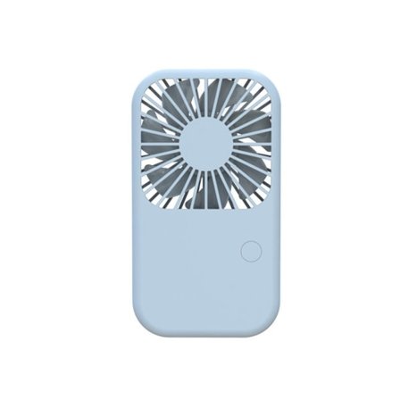 IC Håndholdt bærbar lommeblæser Mini skrivebordsblæser USB opladningspresen (GS08-blå)