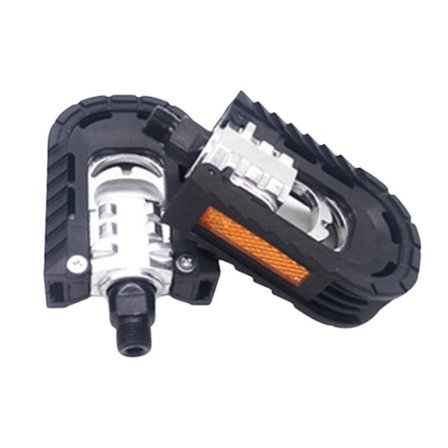 Sammenklappelige cykelpedaler, metal, foldede cykelpedaler til rejser og cykling