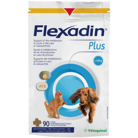 Vétoquinol - Flexadin Plus Min opp til 10 kg 30tabl Katt & Hund - Veterinær - Dyrehelse og diagnoser - ZOO.no